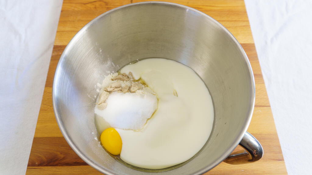 Briochekuchen mit Joghurt - Schritt 1