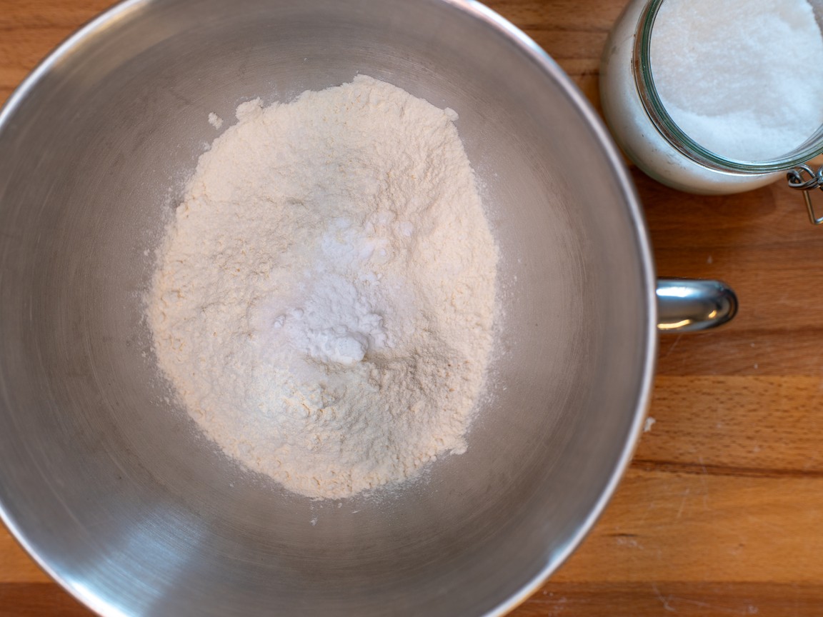 Bröselige apulische Taralli - Schritt 1