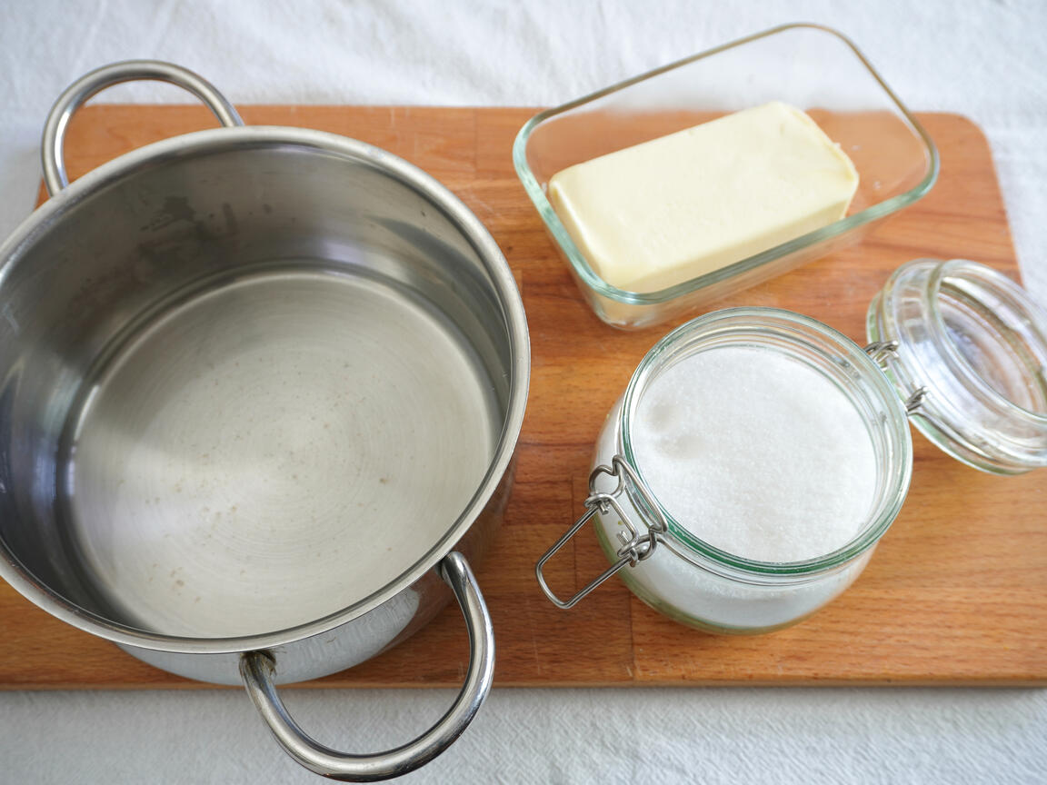 Creme-Bignè - Schritt 1