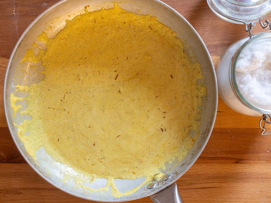Curry-Pasta - Schritt 4