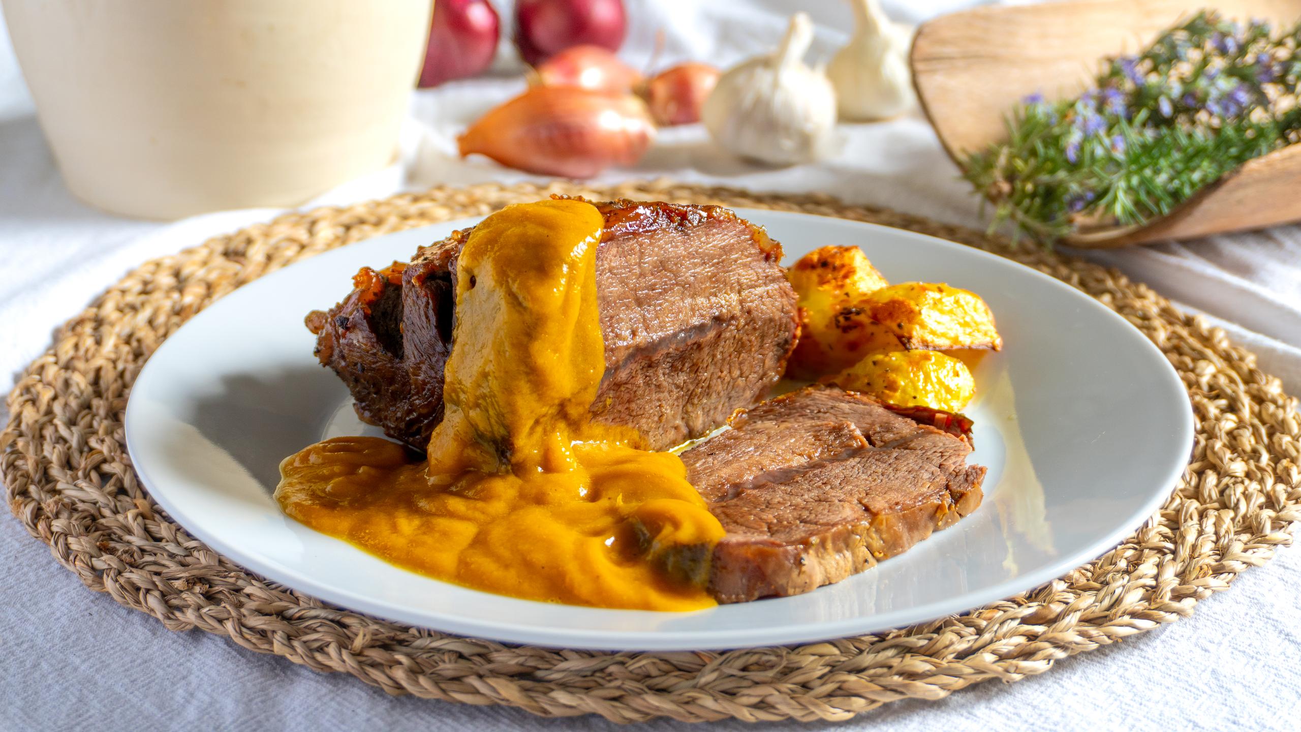 Rezept Gebratene Rinderschulter Rezept Gebratene Rinderschulter