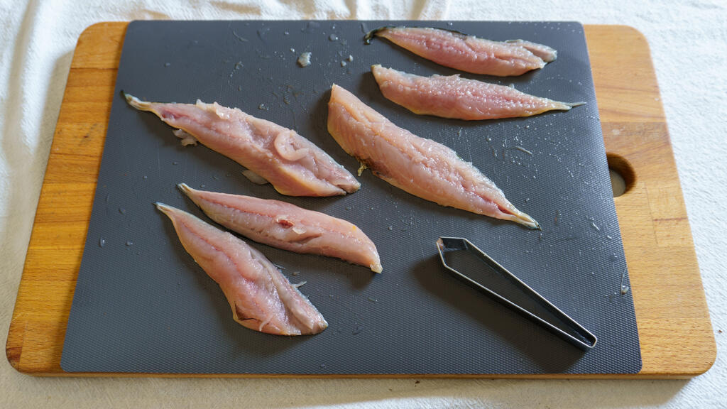 Gefüllte Makrelenröllchen - Schritt 1