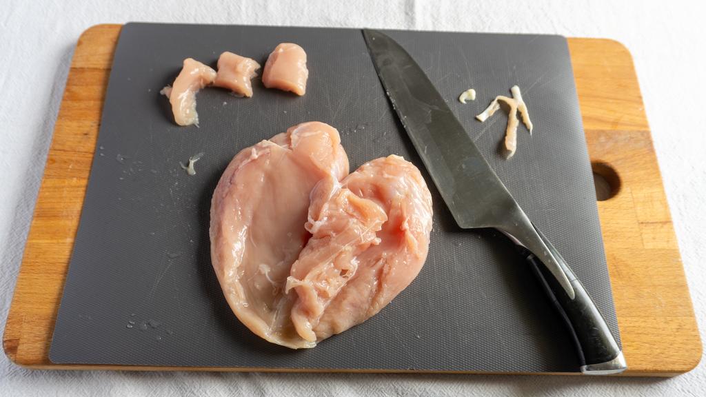 Hähnchen-Nuggets aus der Heißluftfritteuse - Schritt 1