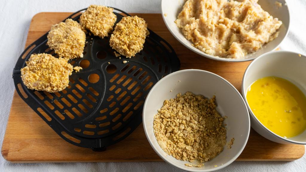 Hähnchen-Nuggets aus der Heißluftfritteuse - Schritt 7
