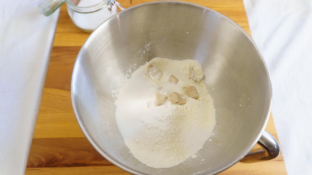 Hamburger-Brötchen - Schritt 1
