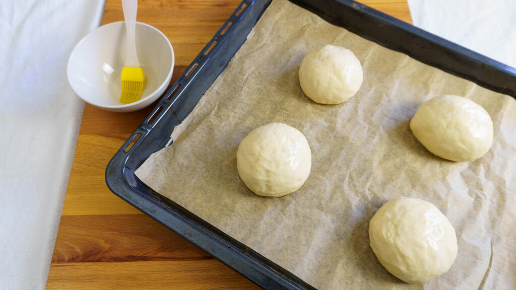 Hamburger-Brötchen - Schritt 4