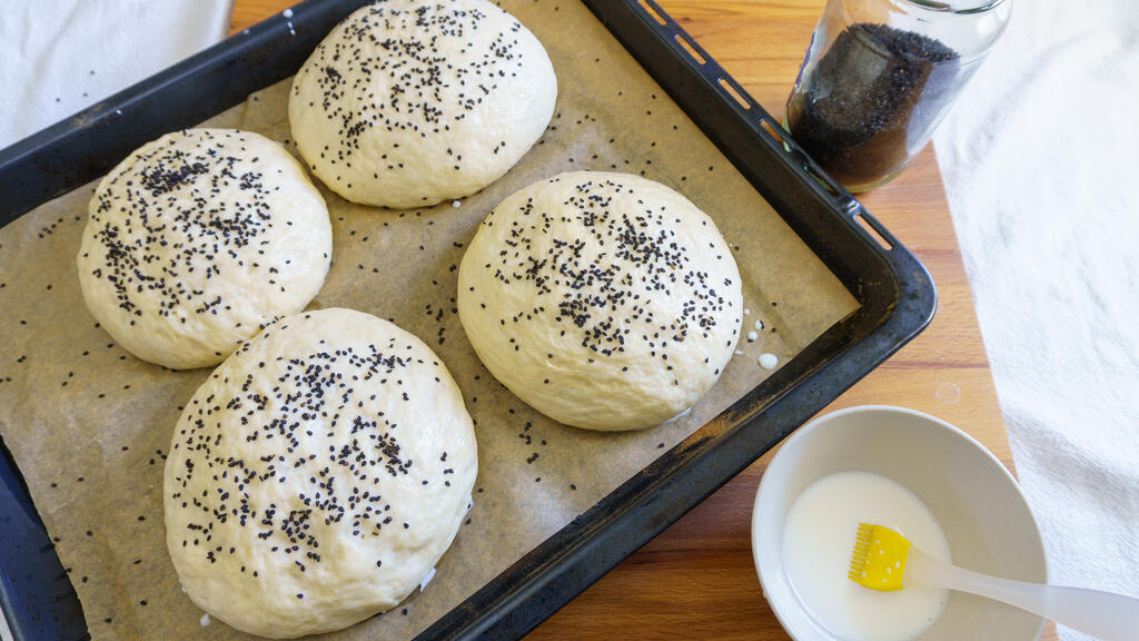 Hamburger-Brötchen - Schritt 5