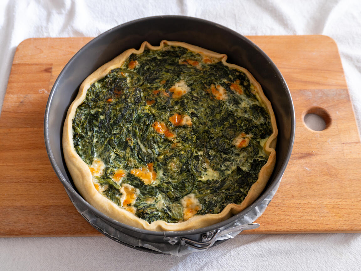 Herzhafte Torte mit Mangold - Schritt 5