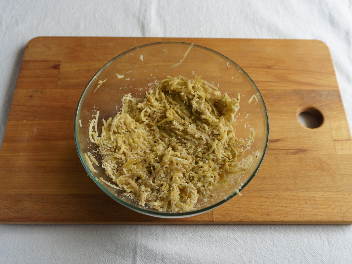 Kartoffelrösti aus der Heißluftfritteuse - Schritt 4