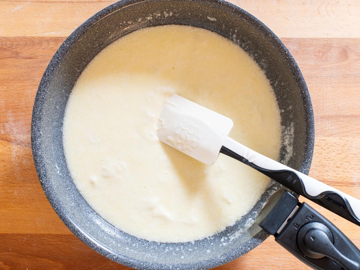 Kürbisgnocchi mit Parmesan-Fondue - Schritt 5