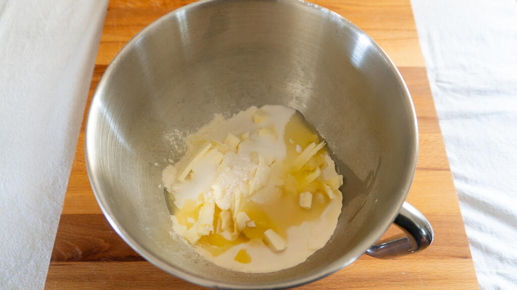 Mürbeteig - Schritt 1