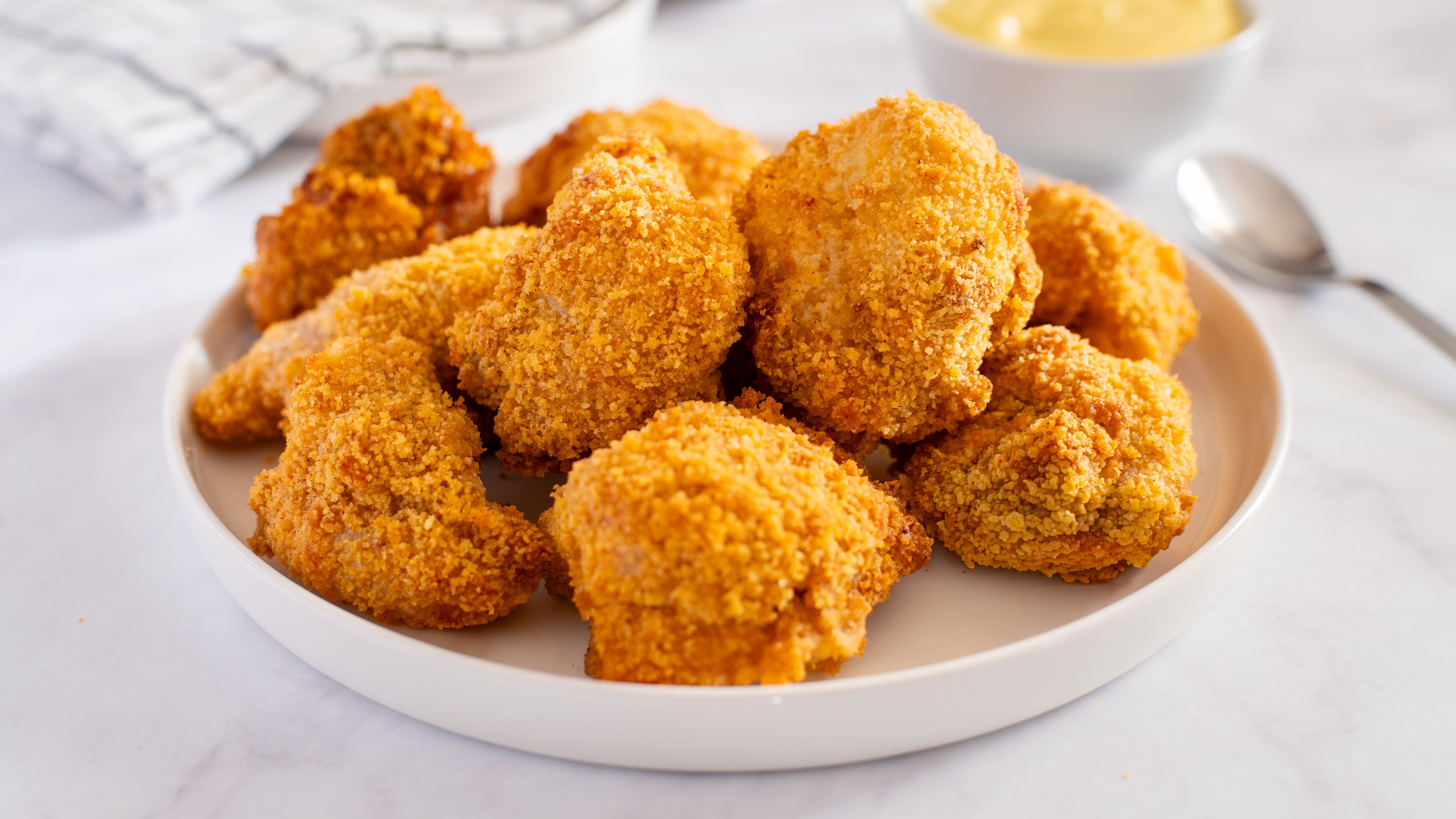 Paniertes Hähnchen aus der Heißluftfritteuse