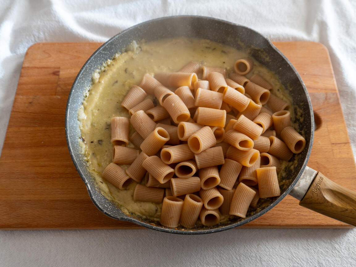 Pasta mit Auberginenpesto - Schritt 4