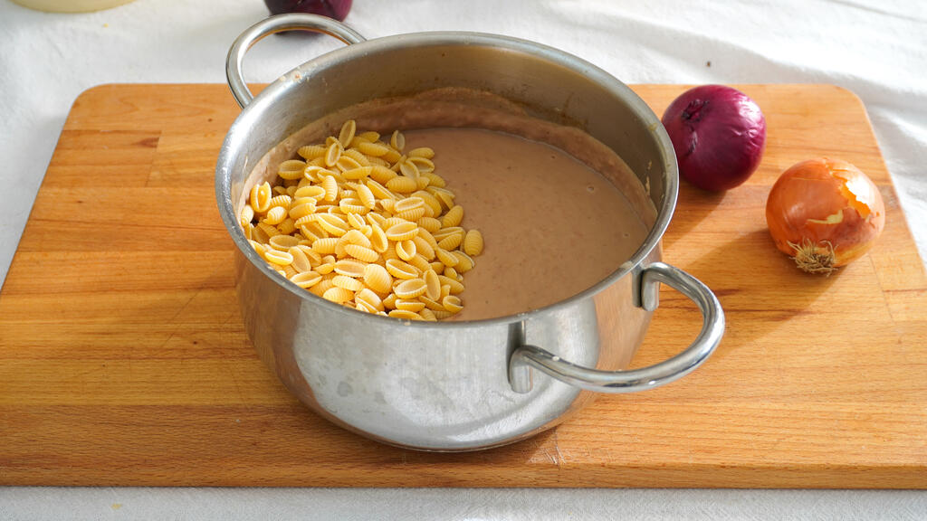 Pasta mit Bohnen - Schritt 4