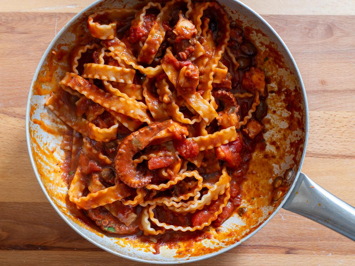 Pasta mit Oktopussauce - Schritt 3