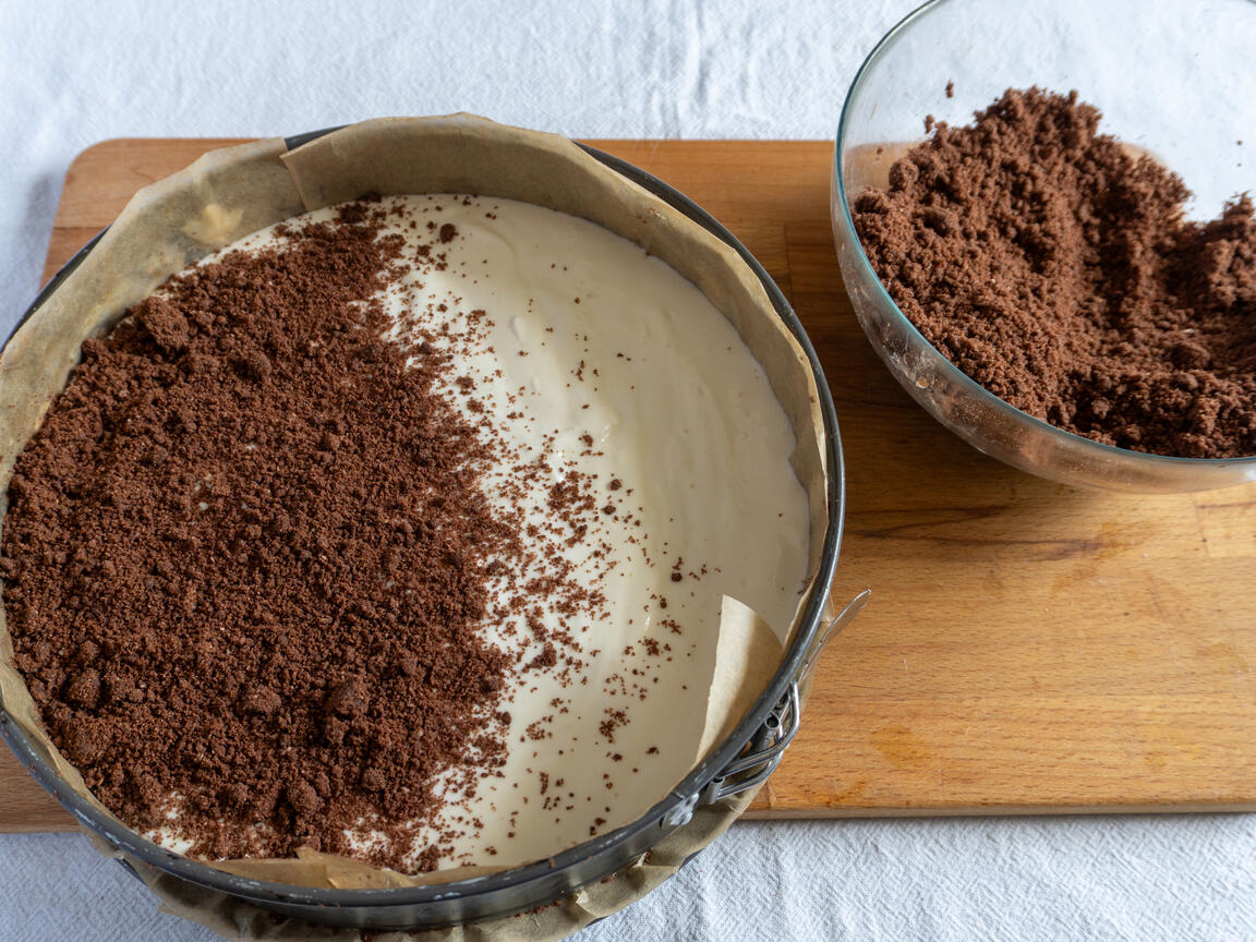 Ricotta-Schokoladen-Kuchen - Schritt 11