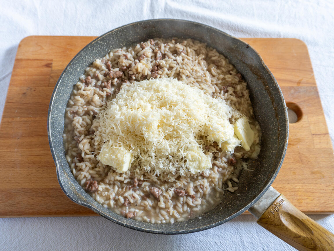 Risotto mit Wurst - Schritt 8