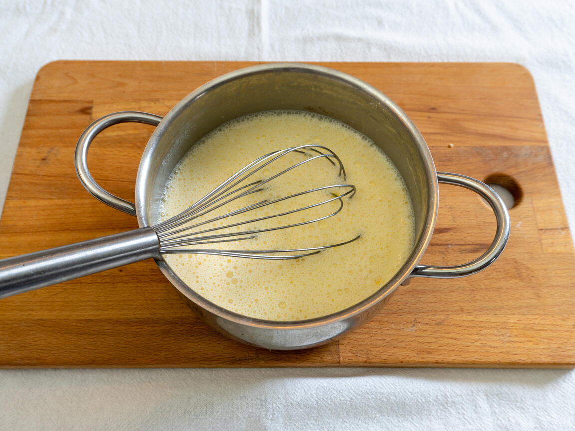 Sbriciolata mit Creme - Schritt 1