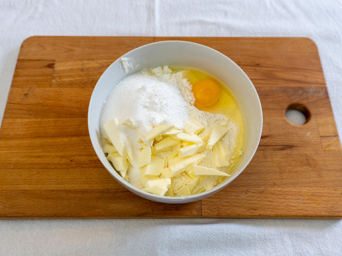 Sbriciolata mit Creme - Schritt 3