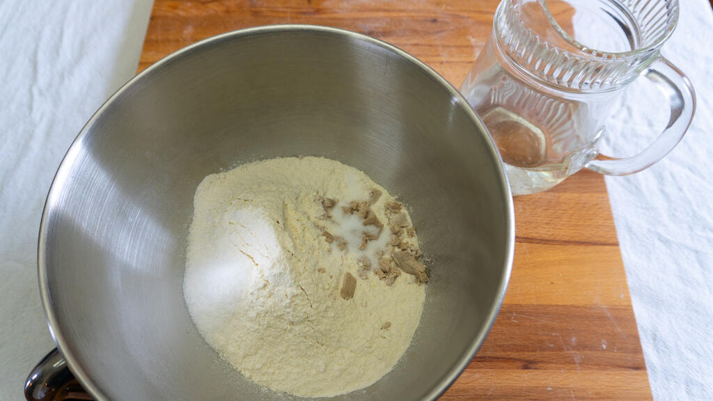 Schnelles Brot - Schritt 1