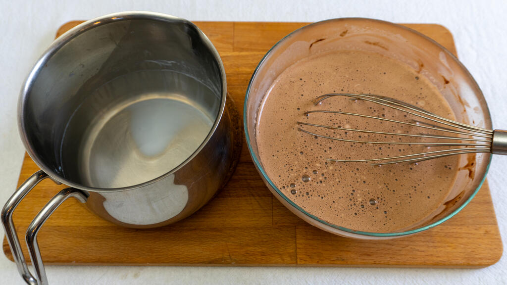 Schokoladen-Puddingcreme - Schritt 4