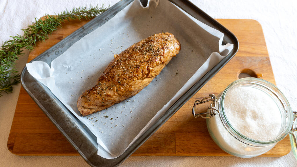 Schweinefilet mit Pilzen