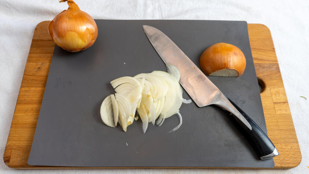 Schweinegulasch mit Bier - Schritt 1