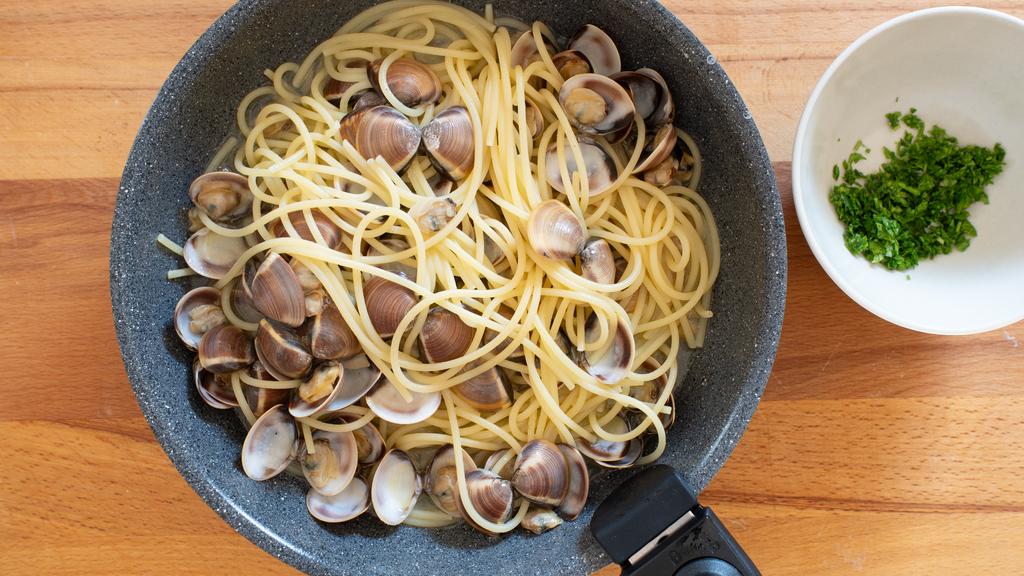Spaghetti mit Venusmuscheln