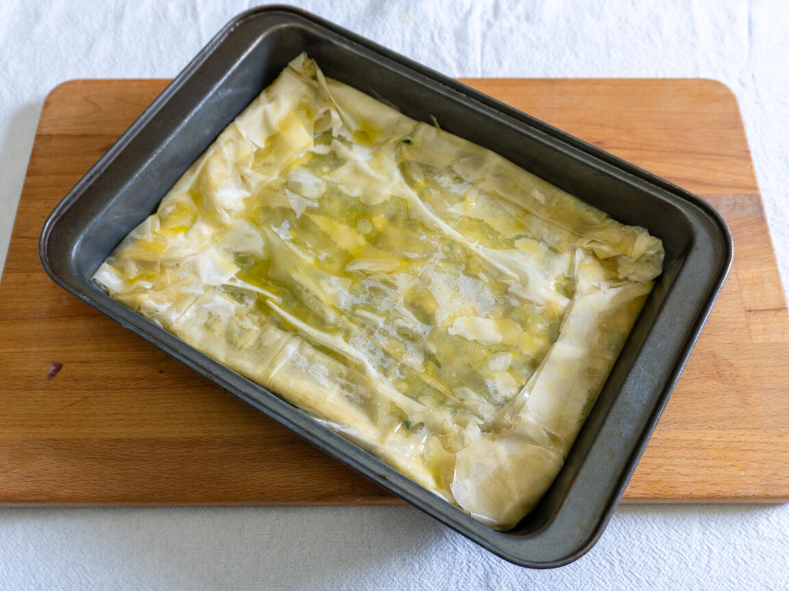 Spanakopita - Schritt 7