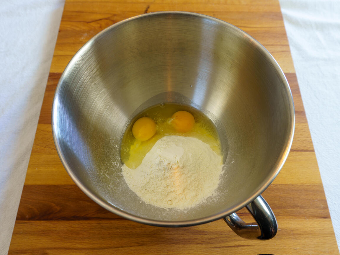 Tortelloni mit Butter und Salbei - Schritt 1