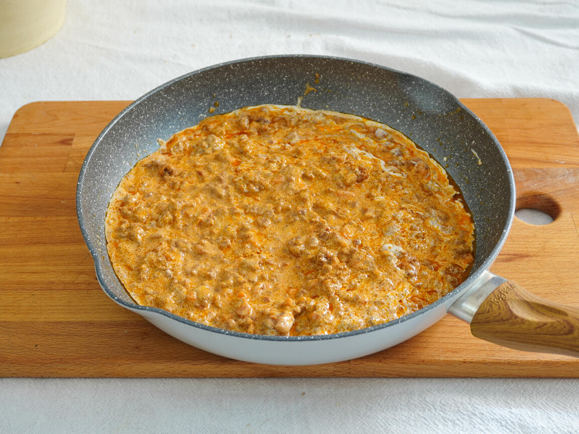 Überbackene Rigatoni - Schritt 2
