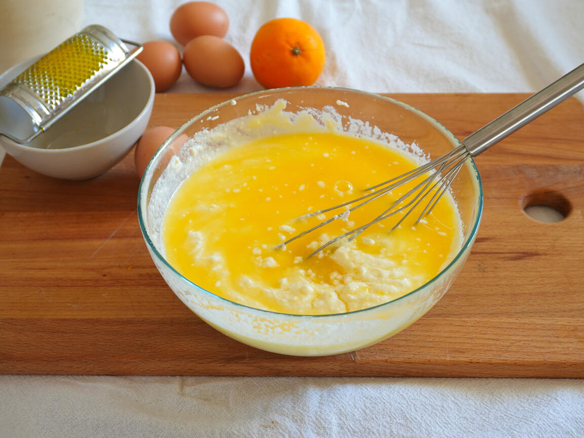 Weicher Ricotta-Orangen-Kuchen - Schritt 3