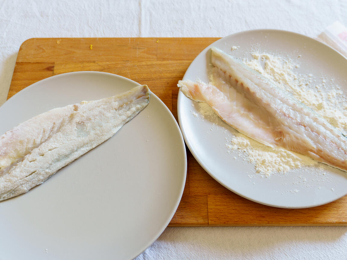 Wolfsbarsch mit Zitrone - Schritt 3