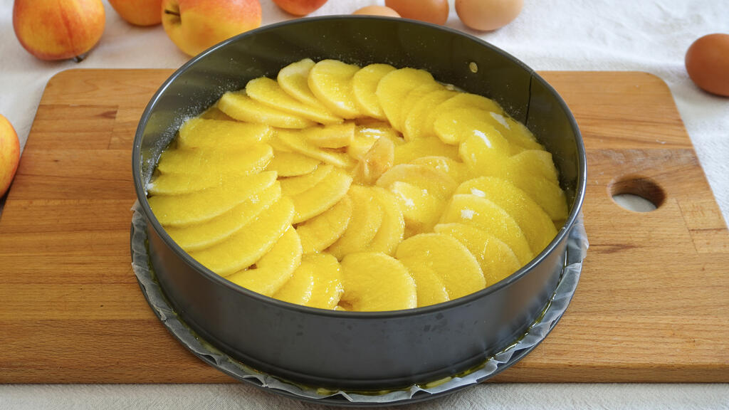 Apfelkuchen mit Olivenöl