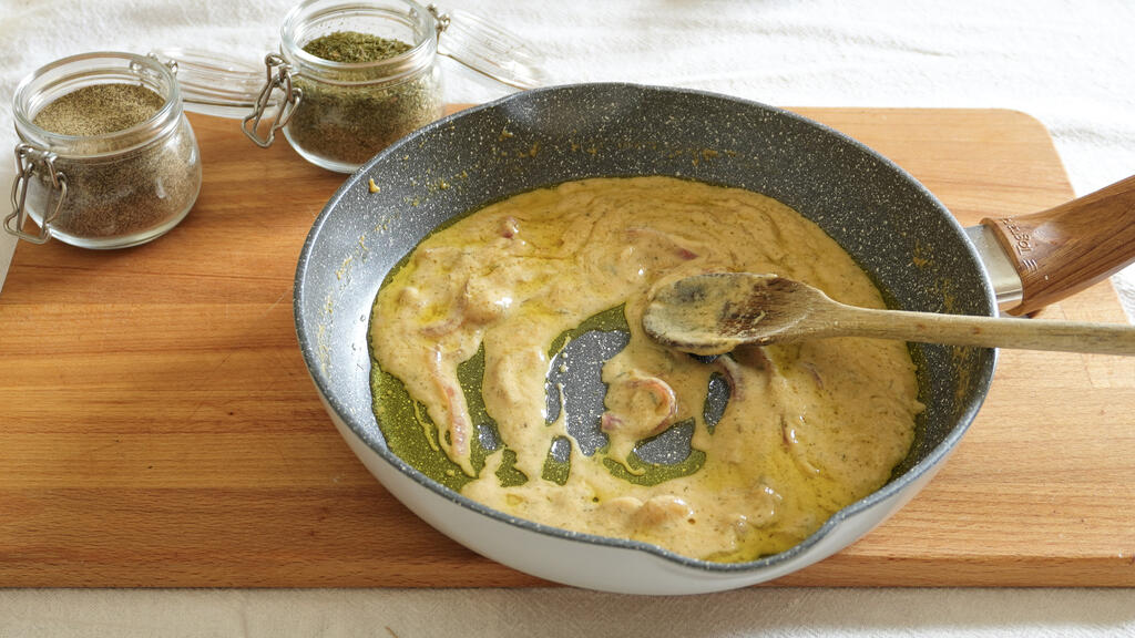 Hähnchen mit Senf und Joghurt