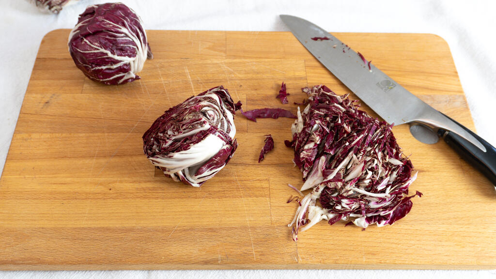 Risotto mit Radicchio und Speck