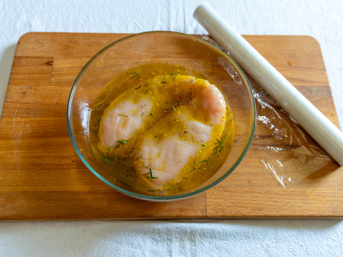 Air Fryer Chicken Breast Slices - step 3