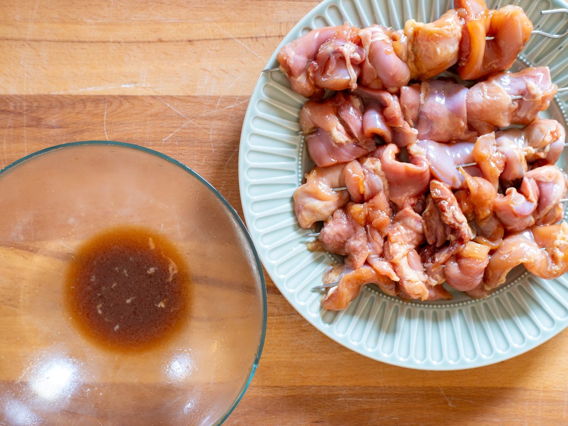 Air Fryer Glazed Chicken Skewers - step 4