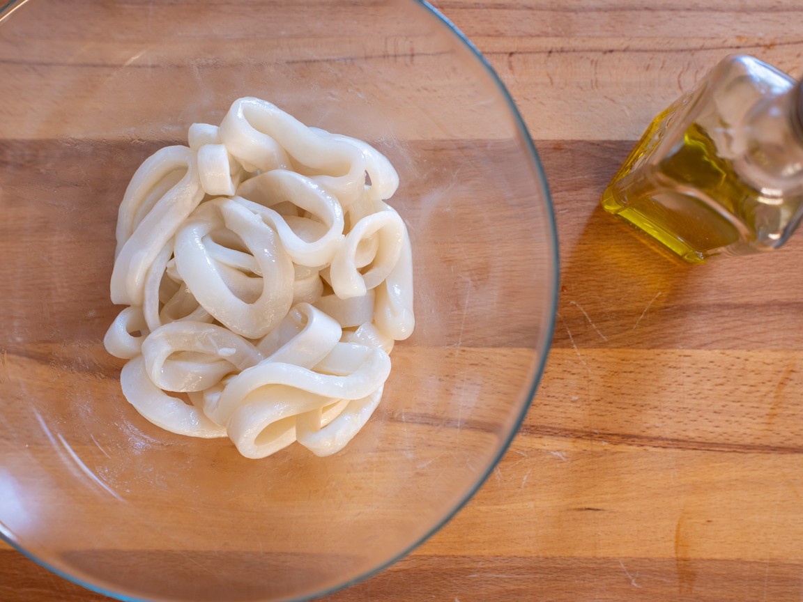 Air Fryer Squid Rings - step 2