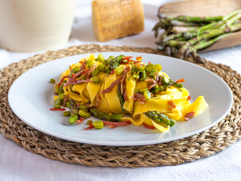 A simple yet refined first course: the delicate fl...