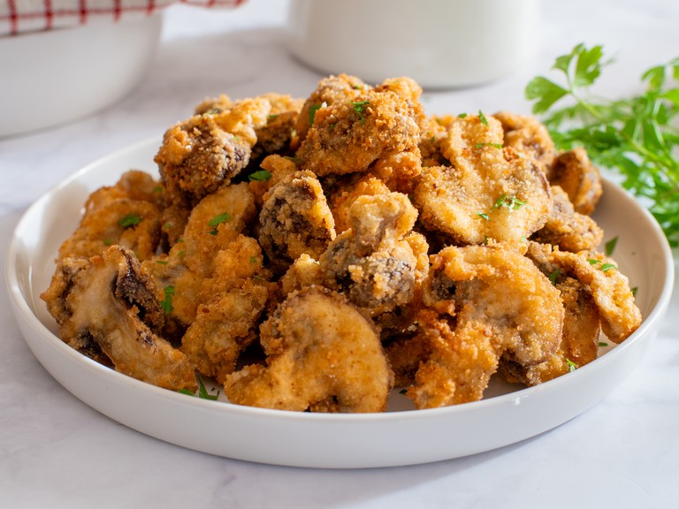 Fried mushrooms