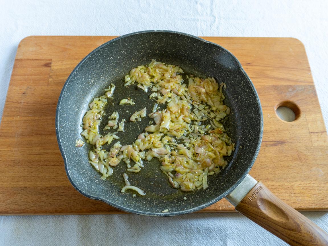Gorgonzola and Prosciutto Risotto - step 2