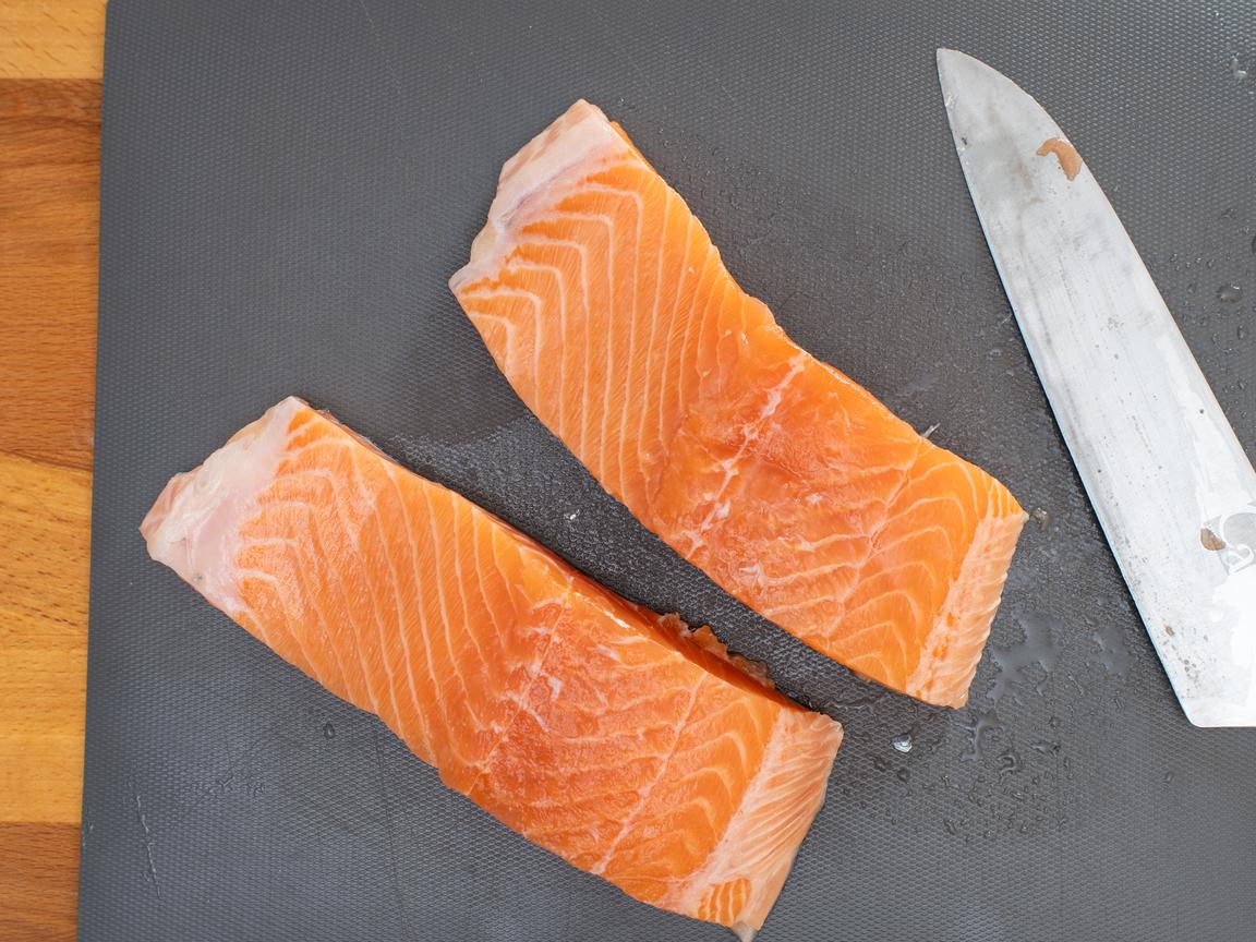 Greek-style Salmon - step 1