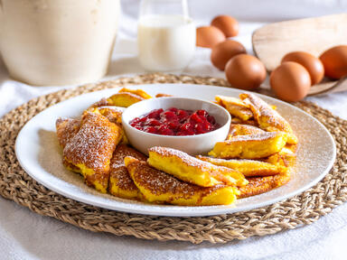 It is a traditional Austrian dessert, a kind of fl...