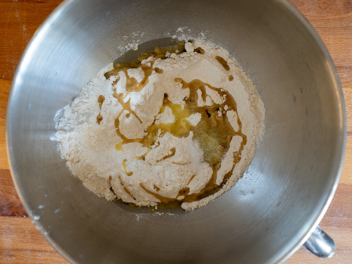 No-Rise Pan-Fried Rolls - step 1