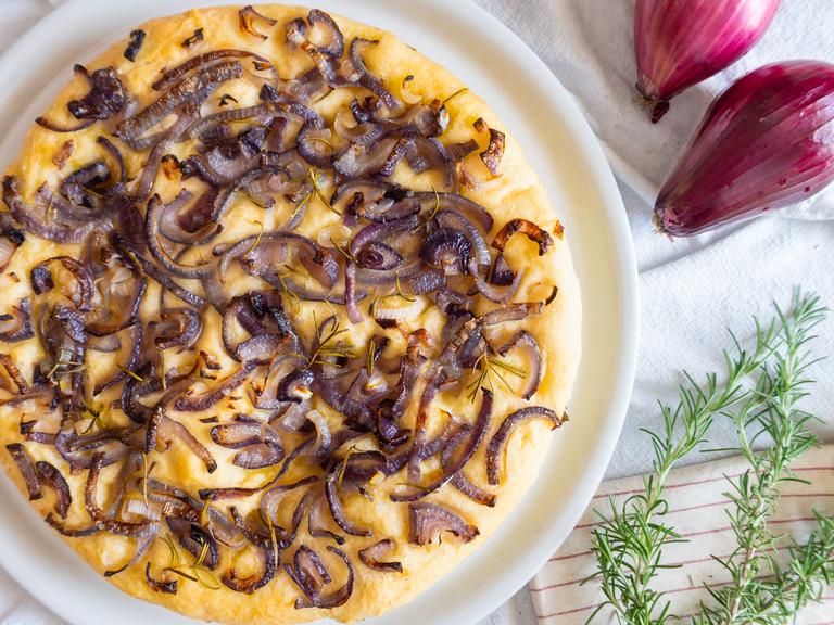 Onion focaccia