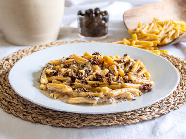 It is a creamy first course with a bold flavor, ma...