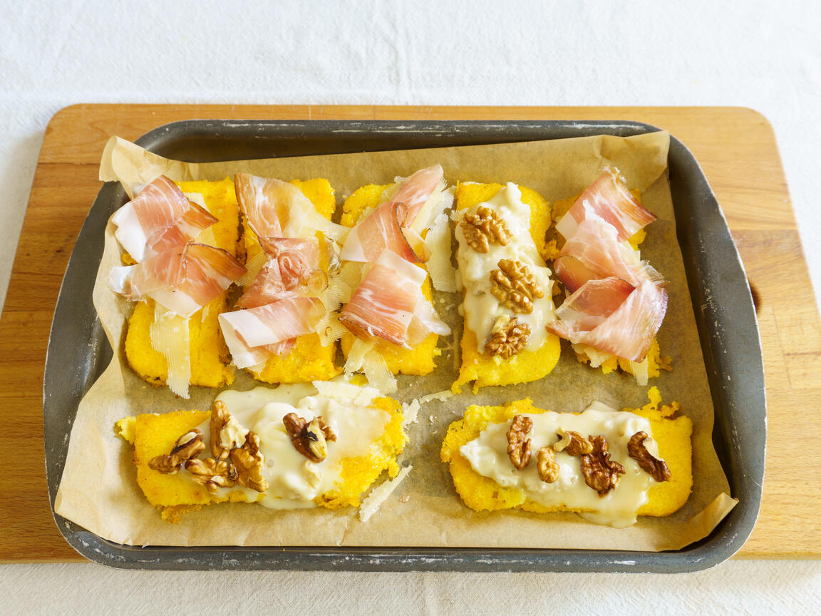 Polenta crostini - step 5