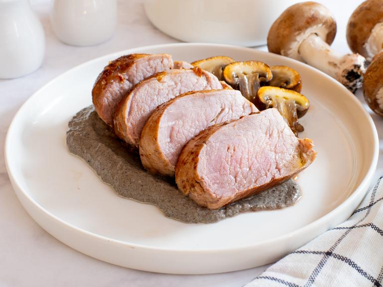 Pork Tenderloin with Mushrooms