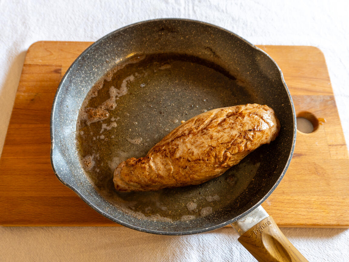 Pork Tenderloin with Mushrooms - step 4